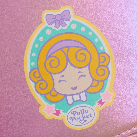 Loungefly Polly Pocket Compact Playset Figural Mini Backpack - NWT - Picture 3 of 10